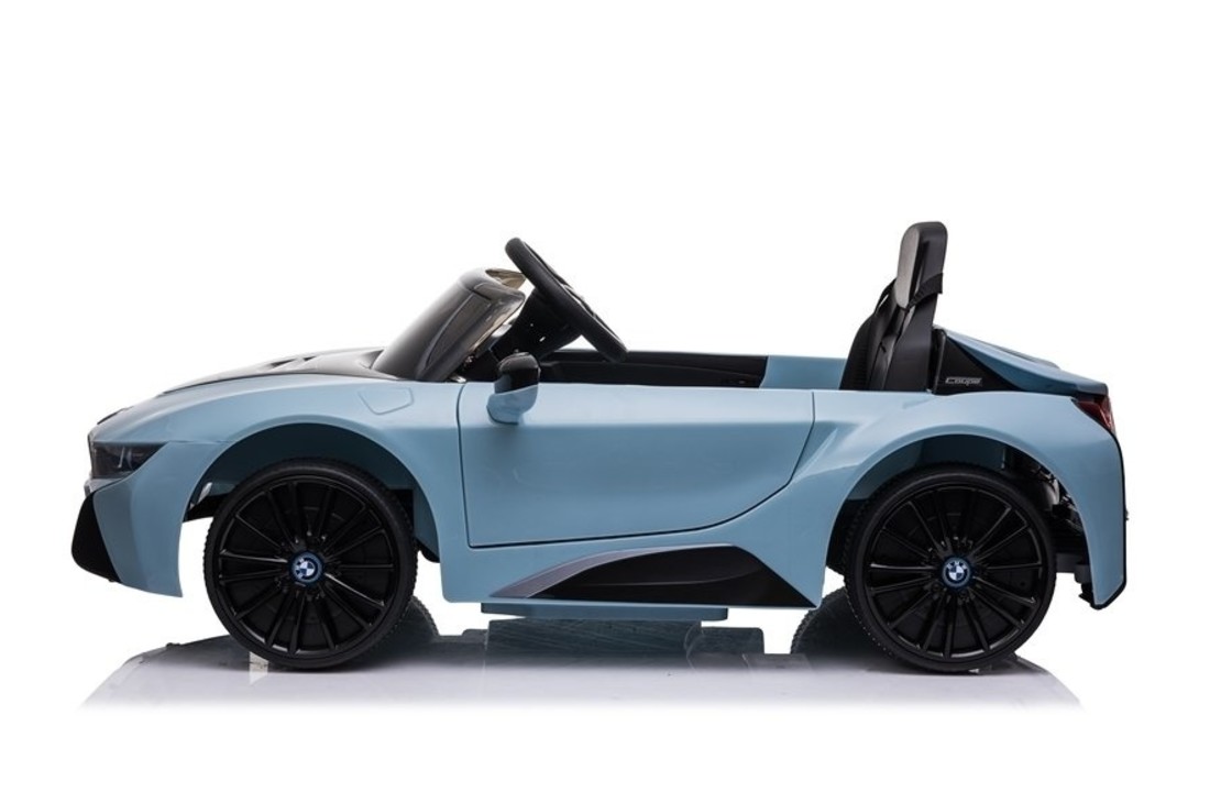 BMW I8 coupé - supercar kinderauto - elektrisch bestuurbaar - blauw