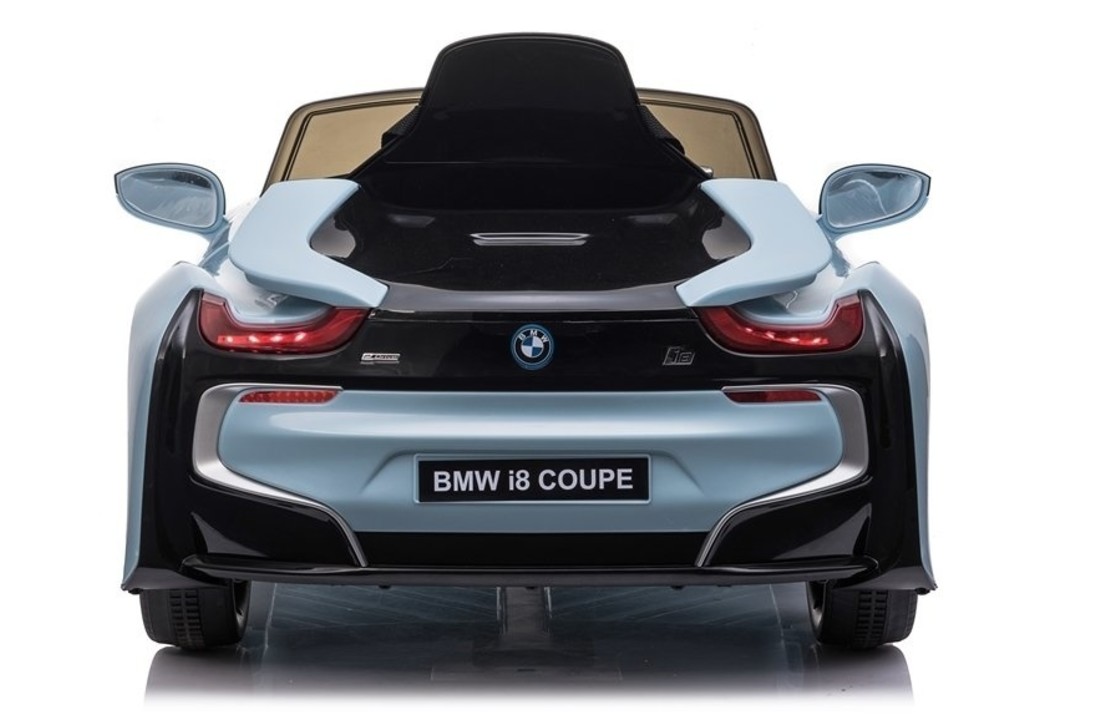 BMW I8 coupé - supercar kinderauto - elektrisch bestuurbaar - blauw