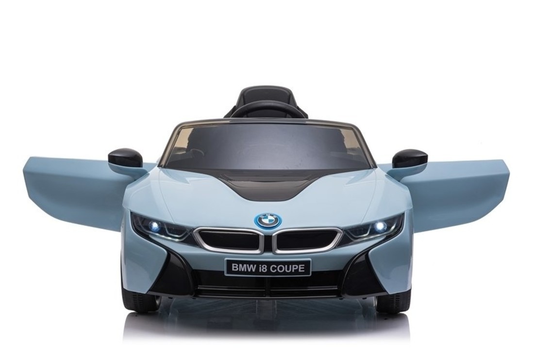 BMW I8 coupé - supercar kinderauto - elektrisch bestuurbaar - blauw