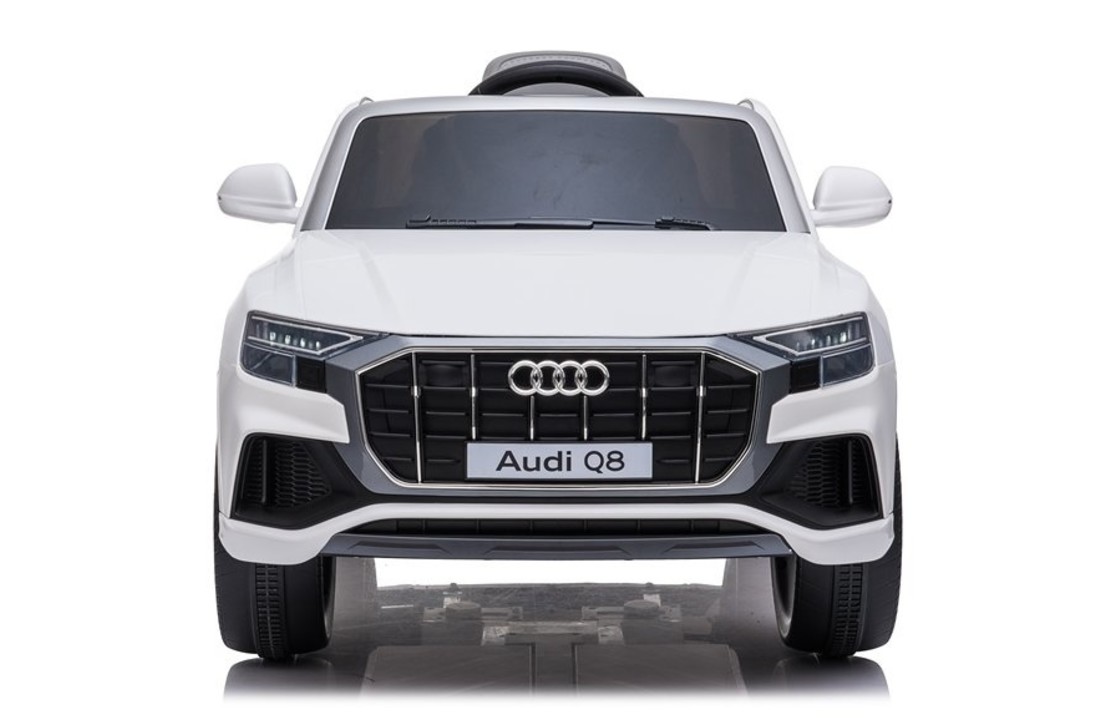 Audi Q8 - SUV kinderauto - elektrisch bestuurbaar - wit