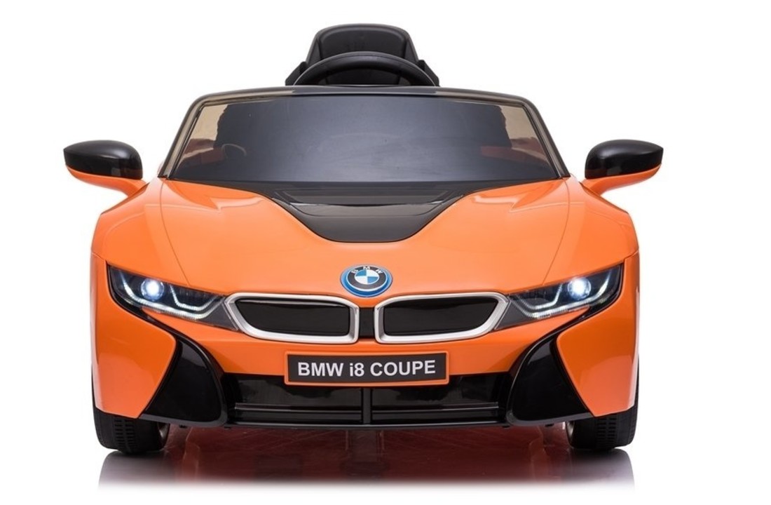 BMW I8 coupé - supercar kinderauto - elektrisch bestuurbaar - oranje