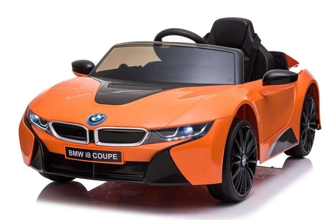 BMW I8 coupé - supercar kinderauto - elektrisch bestuurbaar - oranje