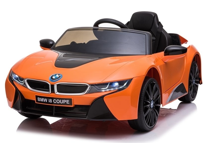 BMW I8 coupé - supercar kinderauto - elektrisch bestuurbaar - oranje