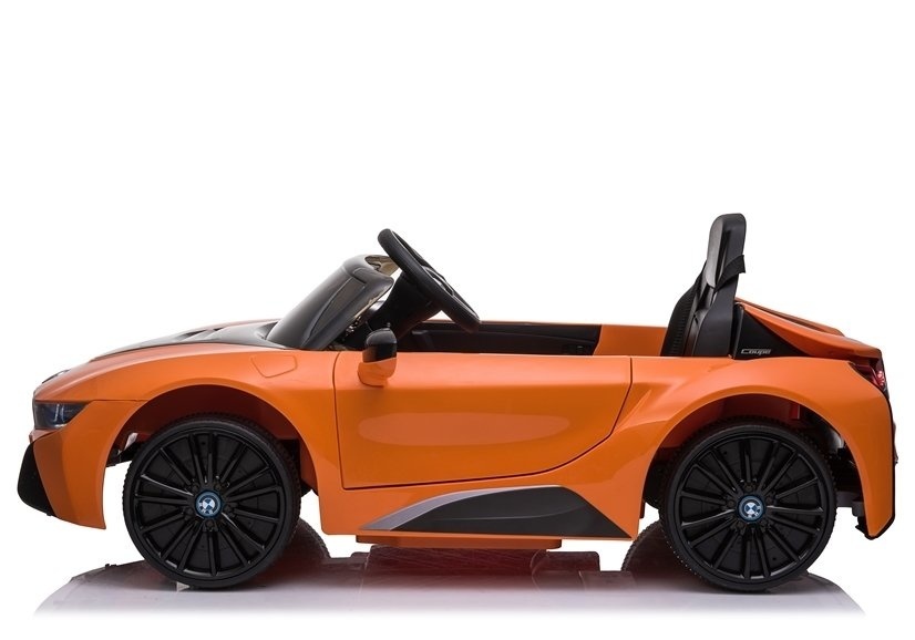 BMW I8 coupé - supercar kinderauto - elektrisch bestuurbaar - oranje