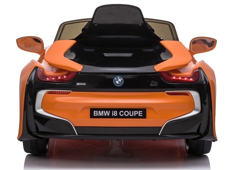 BMW I8 coupé - supercar kinderauto - elektrisch bestuurbaar - oranje