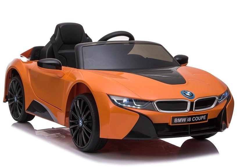 BMW I8 coupé - supercar kinderauto - elektrisch bestuurbaar - oranje
