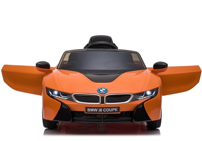 BMW I8 coupé - supercar kinderauto - elektrisch bestuurbaar - oranje