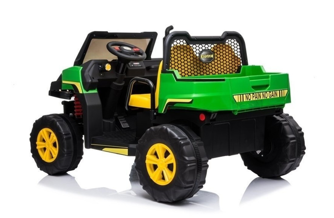 Elektrisch bestuurbare buggy kinderauto met afstandbediening - groen