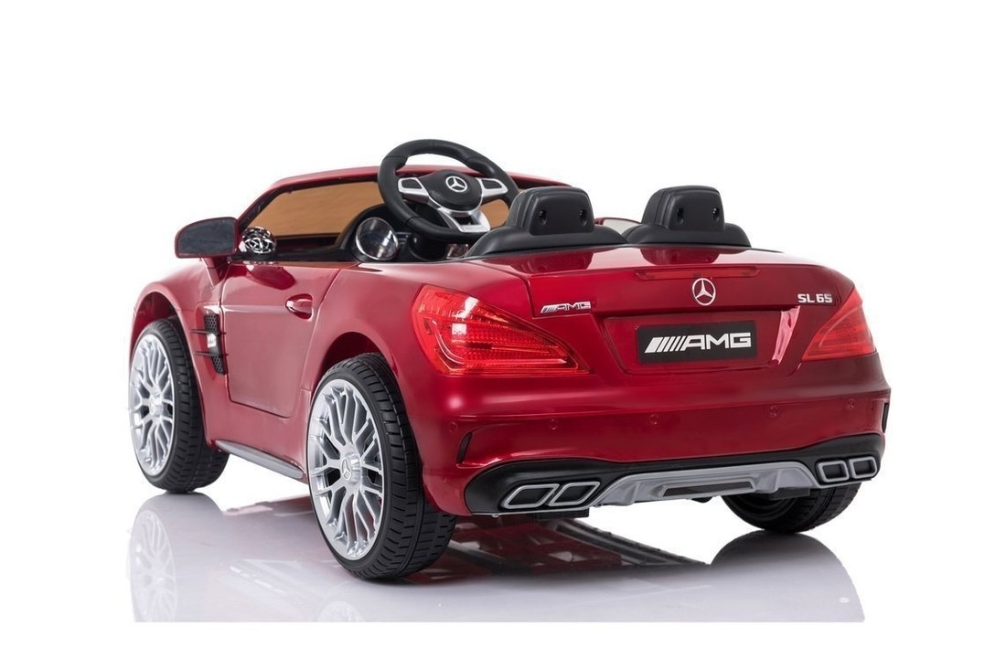 Mercedes SL65 - sport kinderauto - elektrisch bestuurbaar - rood