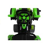 Elektrisch bestuurbare tractor met beweegbare schep arm - groen