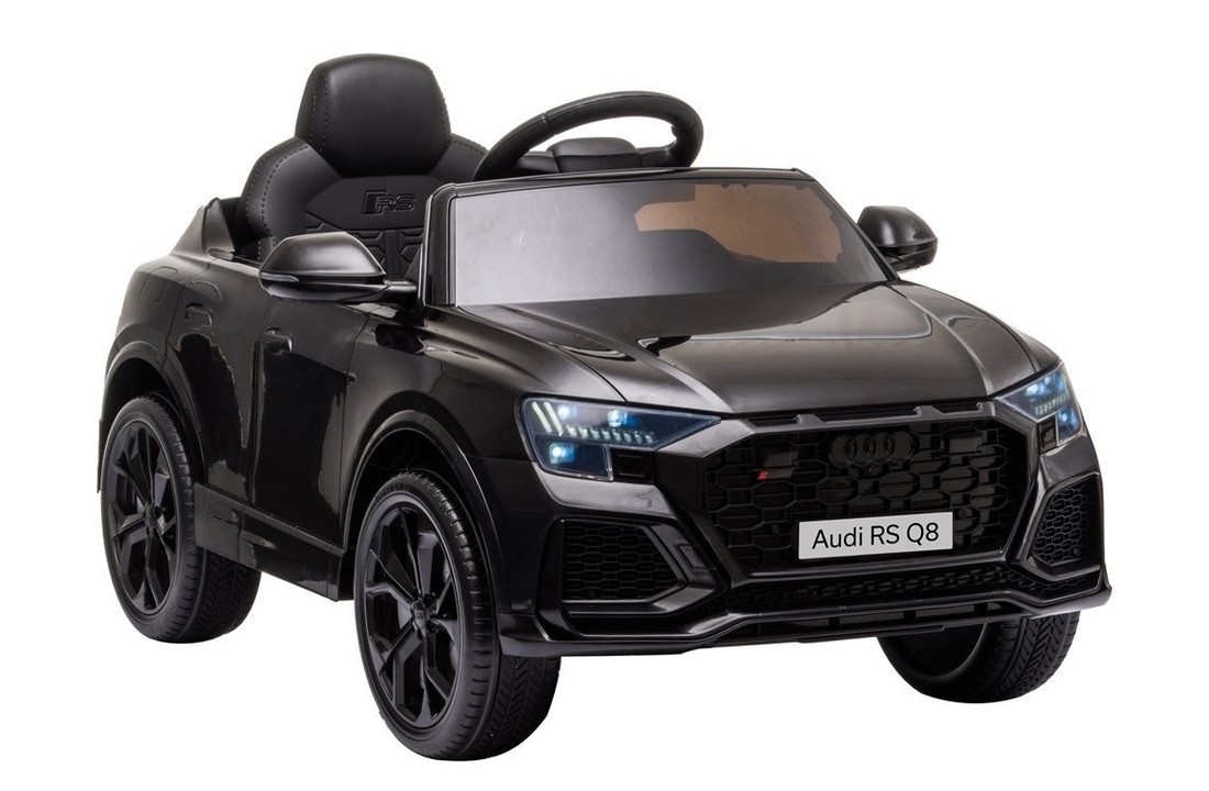 Audi RS Q8 - SUV kinderauto - elektrisch bestuurbaar - zwart