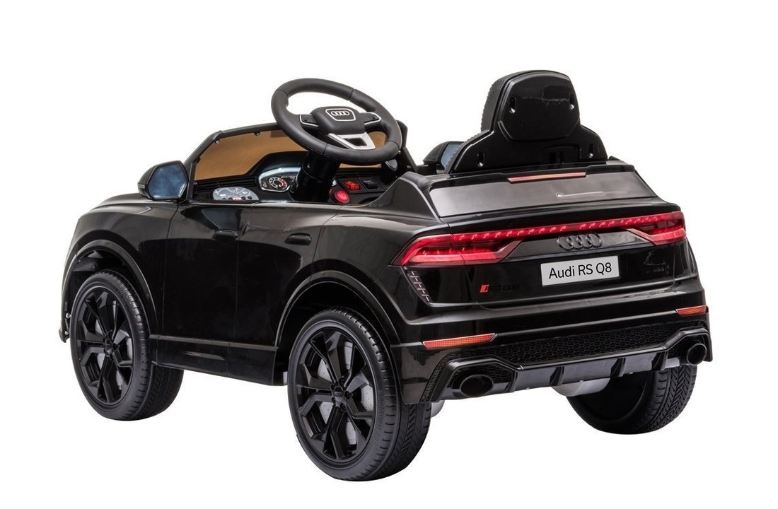 Audi RS Q8 - SUV kinderauto - elektrisch bestuurbaar - zwart