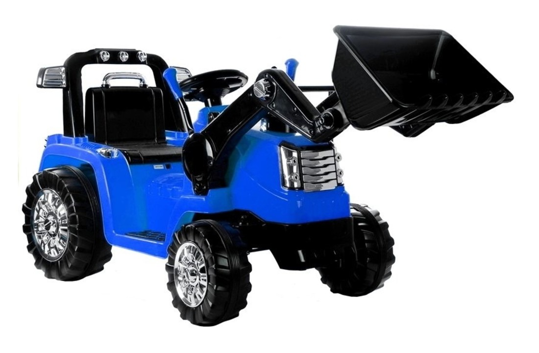 hefboom buis Luiheid Elektrisch bestuurbare tractor met beweegbare schep arm blauw -  Vikingchoice.nl