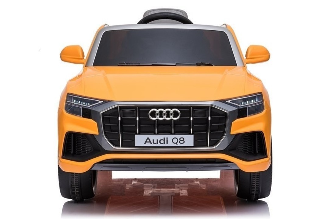 Audi Q8 - SUV kinderauto - elektrisch bestuurbaar - geel
