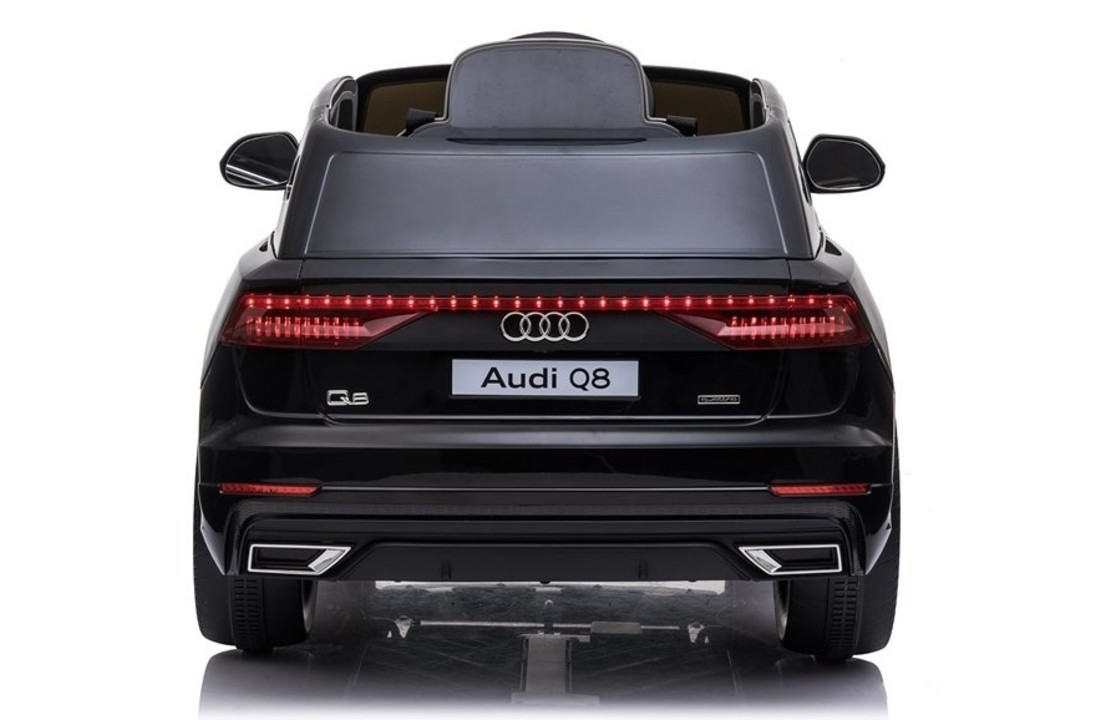 Audi Q8 - SUV kinderauto - elektrisch bestuurbaar - zwart