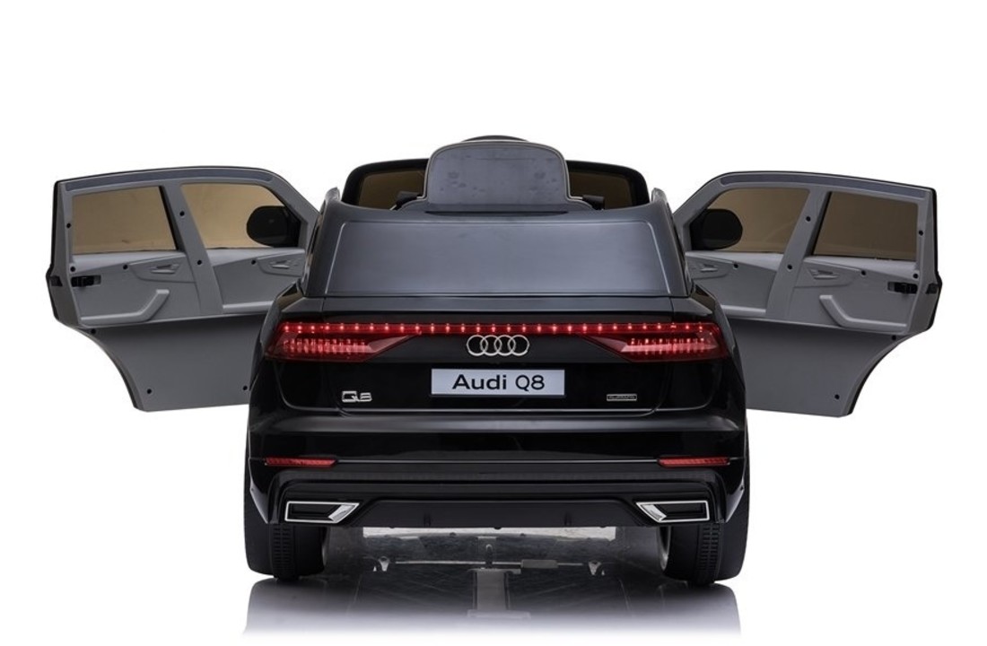 Audi Q8 - SUV kinderauto - elektrisch bestuurbaar - zwart