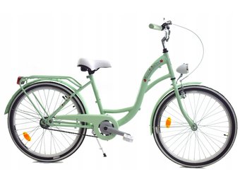 Meisjesfiets 24 inch stevig model in mint van Dallas Bike