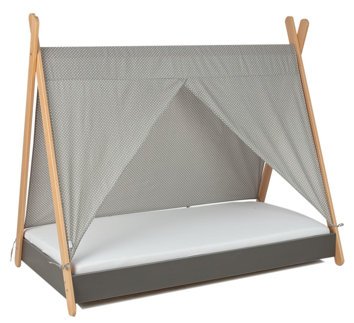 Tentdoek tipibed grijs