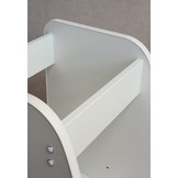 Keukenhulp kind - leertoren - 90x40x50 cm - kindertrapje - wit