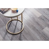 PVC / SPC waterdichte vinylpanelen vloer 5mm donkergrijs eiken