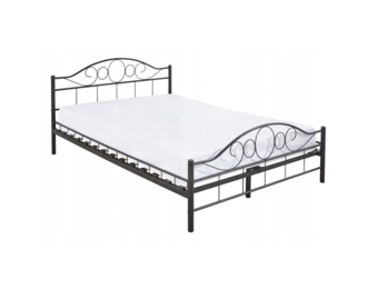 Metalen bedframe met lattenbodem- 180x200