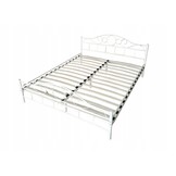 Metalen bedframe met lattenbodem- 160x200 - wit