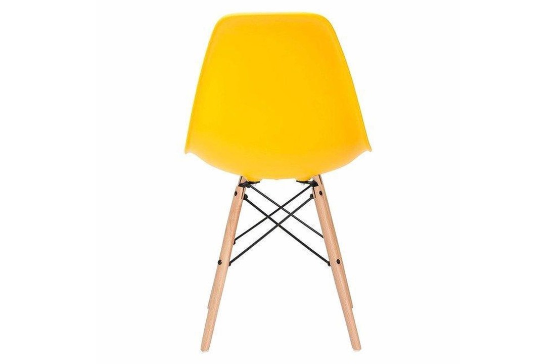 Milano design stoel - geel - 6 delige set - keuken - huiskamer