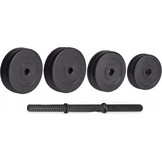 Halterset 30 kg - 2 halters van 15,75 kg - met schroefklemmen