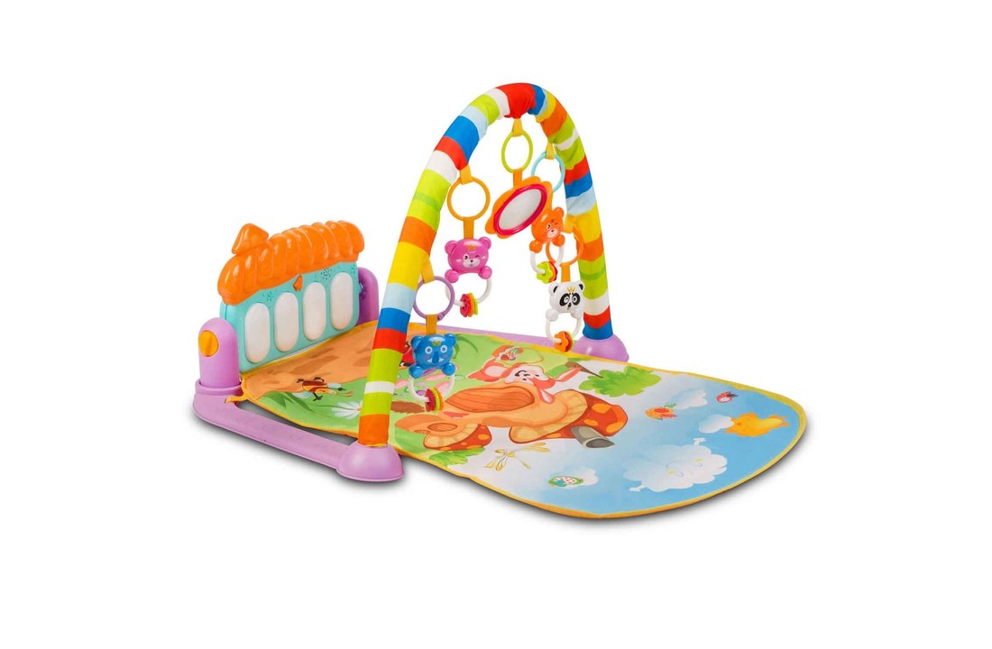 Babygym - Speelkleed baby - met piano - paddenstoel