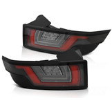 Achterlichten LAND ROVER RANGE ROVER EVOQUE 11-18 ROOD HELDER ZWART LED