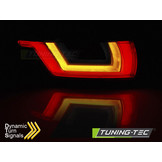 Achterlichten LAND ROVER RANGE ROVER EVOQUE 11-18 ROOD HELDER ZWART LED