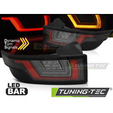 Achterlichten LAND ROVER RANGE ROVER EVOQUE 11-18 ROOD HELDER ZWART LED