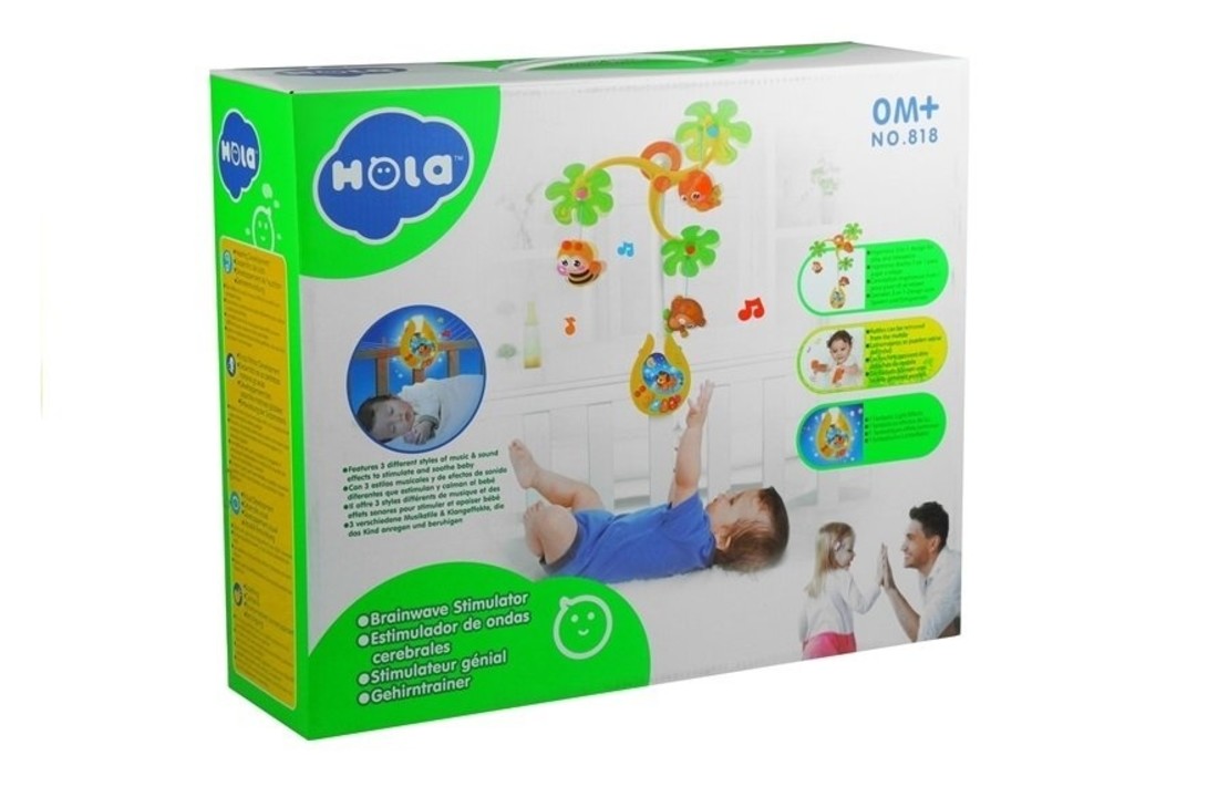 Baby muziekmobiel met licht en geluid