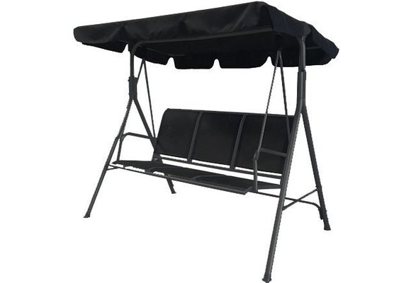 Schommelbank - 3-zits - grijs - 180 x 100 x 170 cm