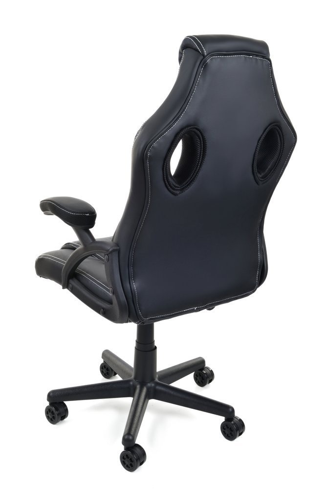 Gamestoel - Bureaustoel - Racer PRO - ECO-leer - zwart