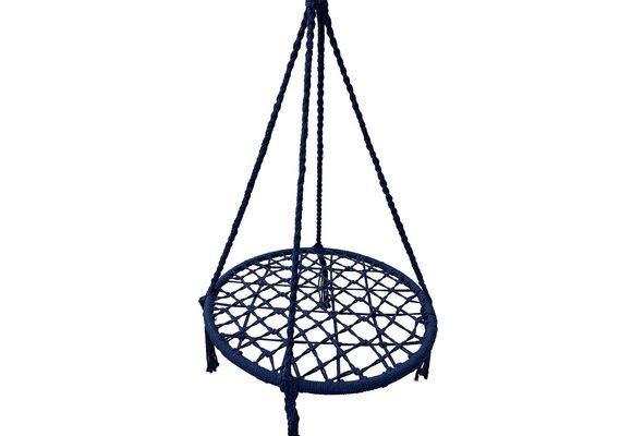 Nestschommel - 80 cm - Hangstoel - blauw - tot 150 kg