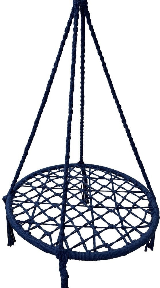 Nestschommel - 80 cm - Hangstoel - blauw - tot 150 kg
