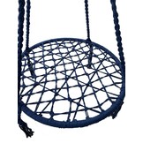 Nestschommel - 80 cm - Hangstoel - blauw - tot 150 kg