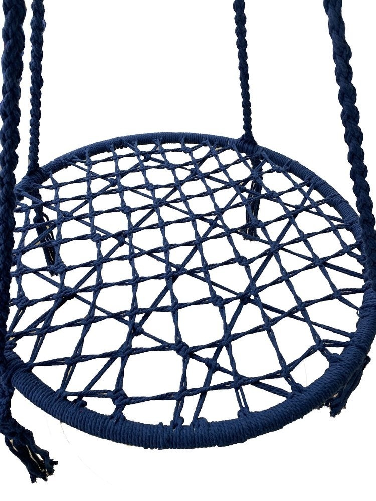 Nestschommel - 80 cm - Hangstoel - blauw - tot 150 kg