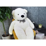 Knuffelbeer - Teddybeer XXL - 220 cm - wit