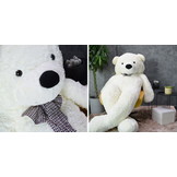 Knuffelbeer - Teddybeer XXL - 220 cm - wit