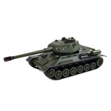 RC-tanks - set van 2 - groen en grijs - T-34 en Tiger tanks
