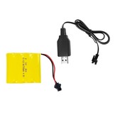 RC-tanks - set van 2 - groen en grijs - T-34 en Tiger tanks