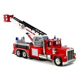 RC-brandweerauto met uitschuifbare ladder en sirene - 60 cm