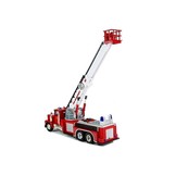 RC-brandweerauto met uitschuifbare ladder en sirene - 60 cm