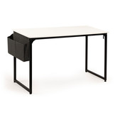 Bureau - met tijdschriften tas - 120 x 60 x 74 cm - wit