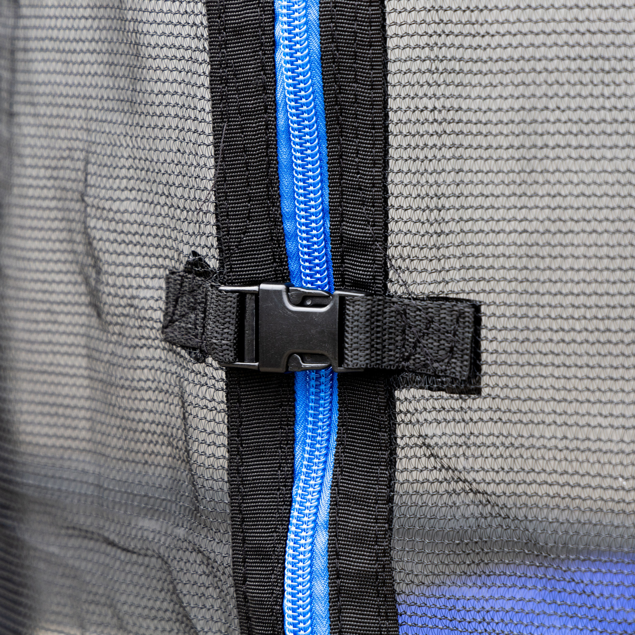 Trampoline blauw 305 cm - met net en ladder - tot 70 kg -