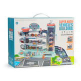 Speelgoed garage - met elektrische lift - 56x17x32 cm