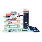 Speelgoed garage - met elektrische lift - 56x17x32 cm