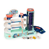 Speelgoed garage - met elektrische lift - 56x17x32 cm